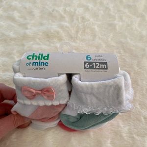 Child of Mine by Carter’s NWT 6 Pairs of Socks